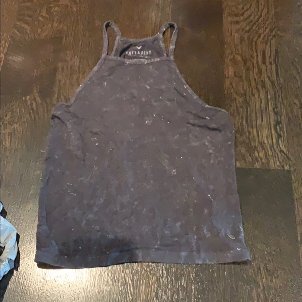 High neck tank top